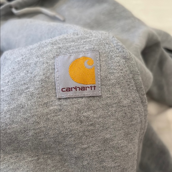 Carhartt Gray Sweatshirt Hoodie Casual Wear - Picture 4 of 4